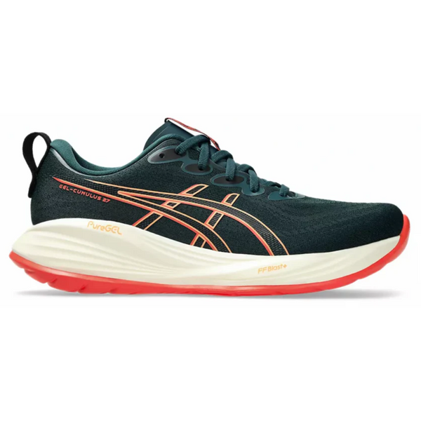 【asics A77】Thermal Setup　D1759 ASICS Gel Nimbus 27 Men's Shoes White/Huddle Yellow